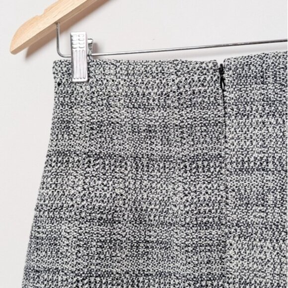 BABATON Tweed Mini Skirt Kinsley Linen Black White ARITZIA 4 - Picture 8 of 11